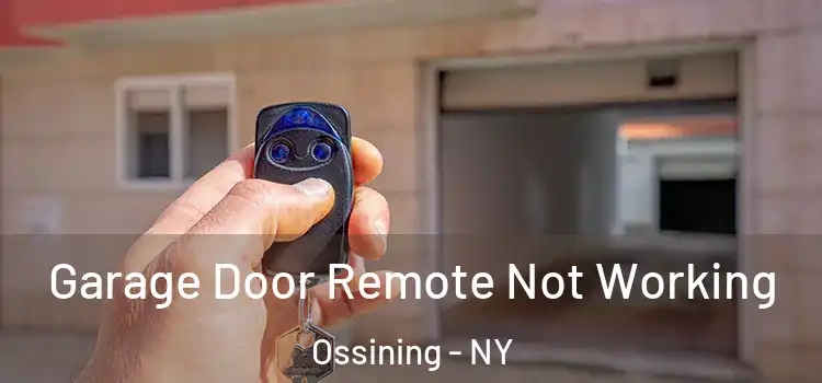  Garage Door Remote Not Working Ossining - NY